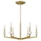 Quoizel Lottie 6-Light Aged Brass Chandelier LOT5026AB - alternate 1